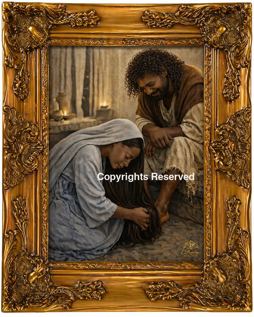 Alabaster sacred moment 3 - Premium Framed 16x20