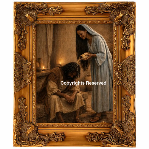Alabaster scared moment 1 - Premium Framed 16x20