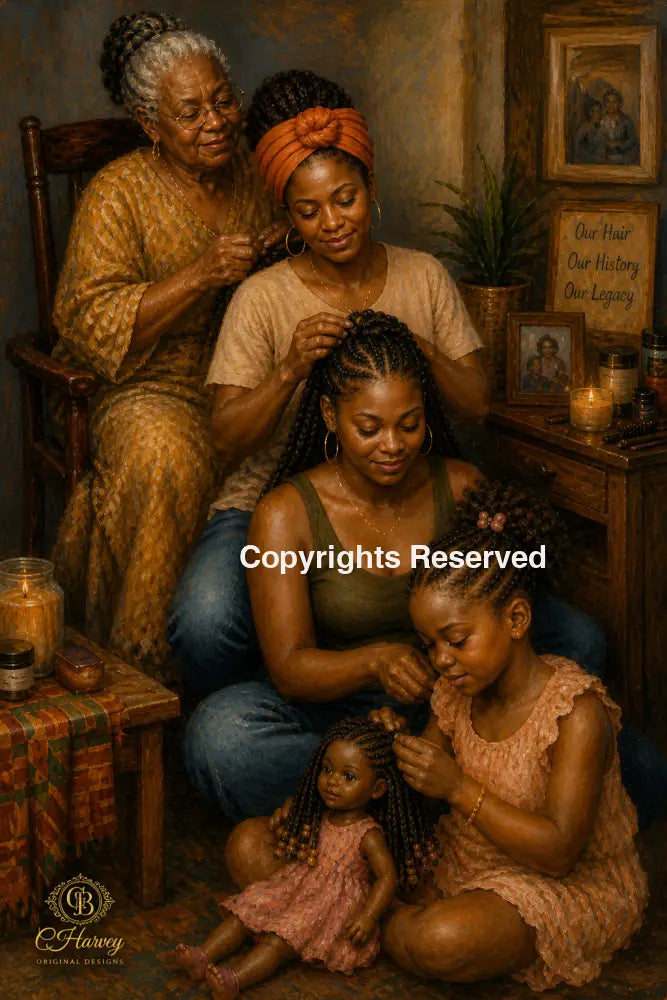 Braiding Generations - standard wrapped 16x20