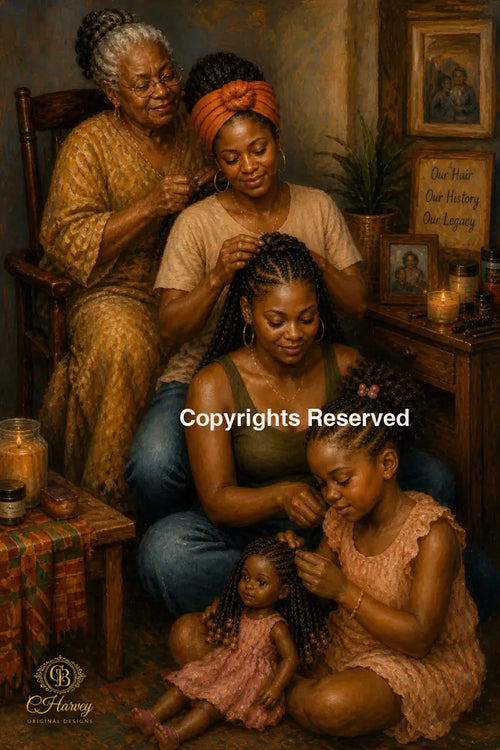 Braiding Generations - standard wrapped 16x20