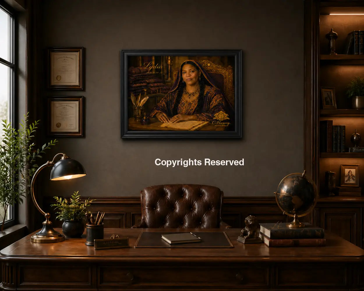 Business Lydia - premium framed 16 x20