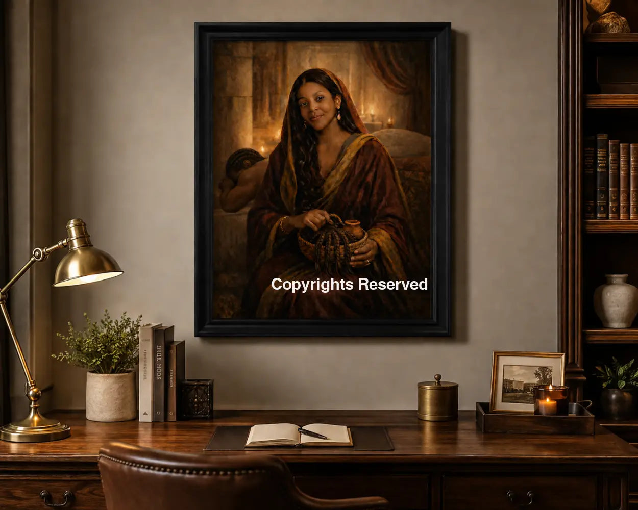 Delilah - Premium Framed