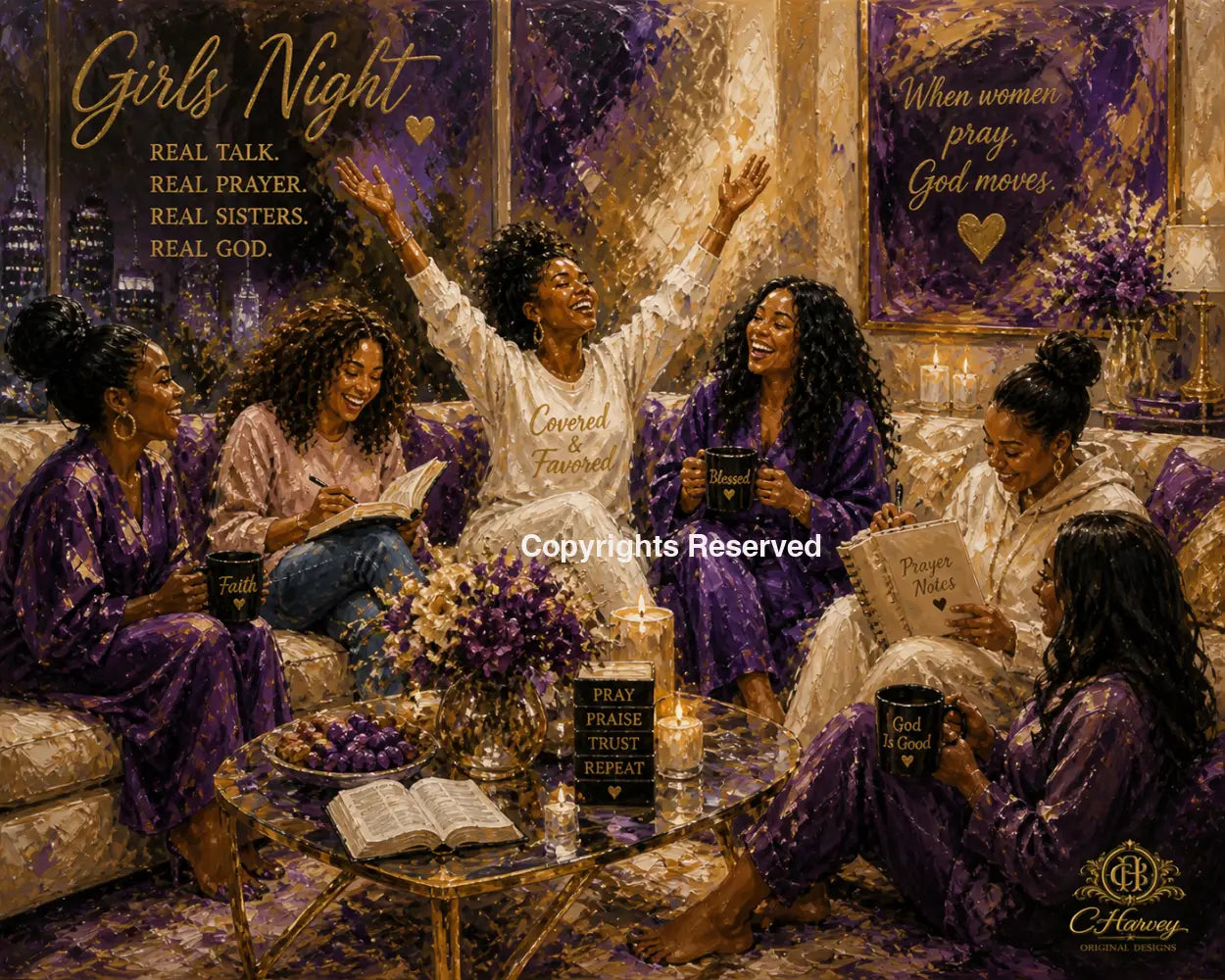 Girls Night Out - standard wrapped 16 x 20