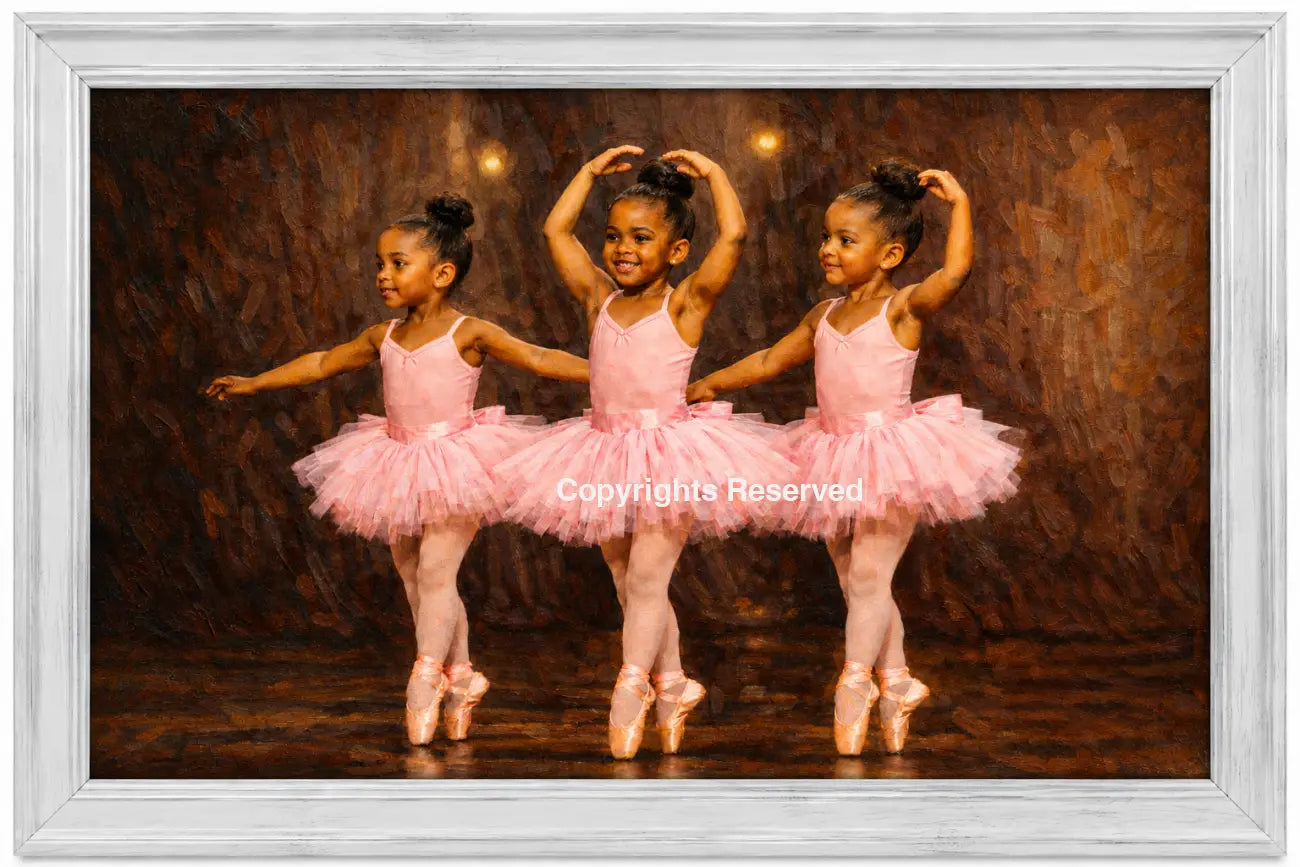 Graceful Trio - 16x20 Framed