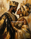 My Queen and My King - 16 x 20 Standard wrapped canvas