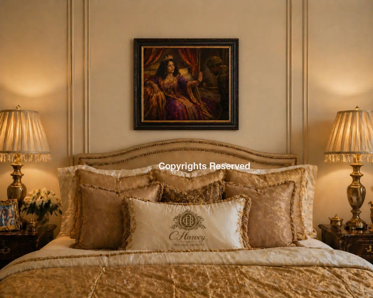 Queen Vashti Refusal - Premium Framed 16x20