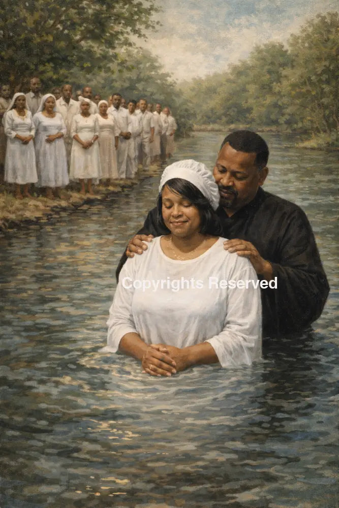River Baptize - Gallery Wrapped